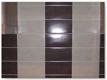 Ceramic wall tiling